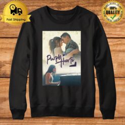 Purple Hearts Halloween Sweatshirt