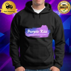 Purple Kiss Smeared Lipstick Kpop Hoodie