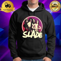 Purple Logo Art Slade Band Glam Rock Hoodie