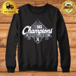 Purple Northwestern Wildcats 2023 Big Ten Softball Regular Season Champions Sweatshirt