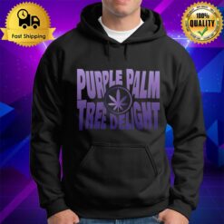 Purple Palm Tree Deligh Hoodie