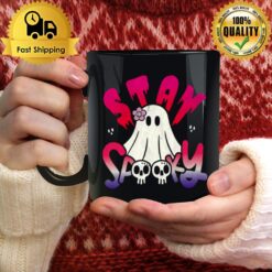 Purple Pink Funny Halloween Stay Spooky Mug