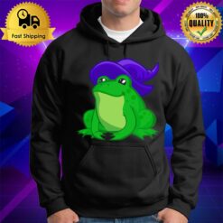 Purple Witch'S Hat Frog Hat Garf Hoodie