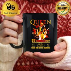 Queen 53Rd Anniversary 1970 - 2023 Thank You For The Memories Mug