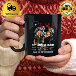 Queen Band Members 52Nd Anniversary 1970 2022 Signatures Mug