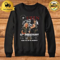 Queen Band Members 52Nd Anniversary 1970 2022 Signatures Sweatshirt