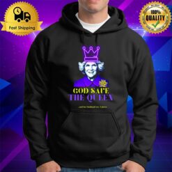 Queen Camilla Coronation God Save The Queen And Her Husband King Charles Iii Hoodie
