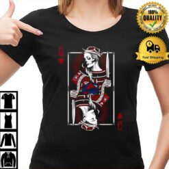 Queen Card Poker 2022 Stanley Cup Champions Colorado Avalanche T-Shirt