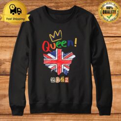 Queen Elizabeth'S Platinum Jubilee 2022 Uk Union Jack Flag Sweatshirt