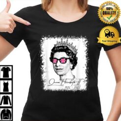 Queen England Sunglasses British Crown Meme T-Shirt