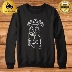 Queen Face Fine Lines Women Face Sweatshirt