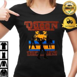 Queen Men'S 1976 Tour Silhouettes T-Shirt