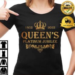 Queen'S Platinum Jubilee 2022 British Monarch T-Shirt