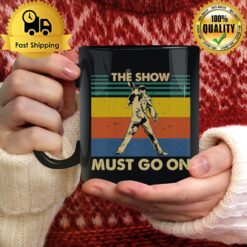 Queen The Show Must Go On Freddie Retro Vintage Mug