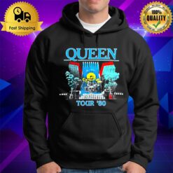 Queen Tour 80 Retro Design 100 Officially Licensed Hoodie