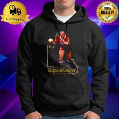 Queenslander Rugby Player Hoodie