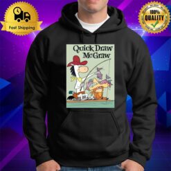 Quick Draw Mcgraw Vintage Fishing Cartoon Abstract Character Hoodie