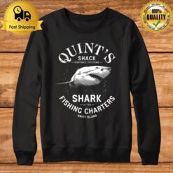 Quint'S Shark Fishing Charters The Jaws Movie Sweatshirt
