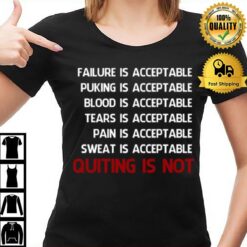 Quitting Is Not Acceptable Maze Runner T-Shirt
