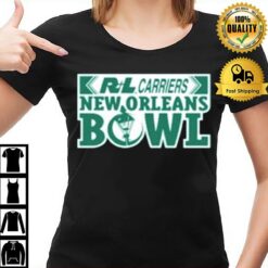 R Carriers New Orleans Bowl 2022 Western Kentucky Win T-Shirt