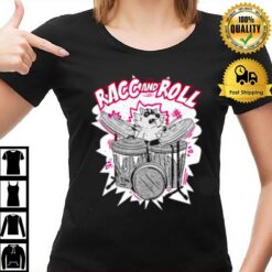Racc And Roll Raccoon Plays Drum T-Shirt