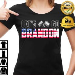 Race Track Love Racing Let'S Go Brandon Lets Go Brandon T-Shirt