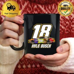 Racing Car Kyle Busch 18 Gift For Fans Mug