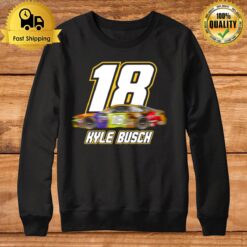 Racing Car Kyle Busch 18 Gift For Fans Sweatshirt