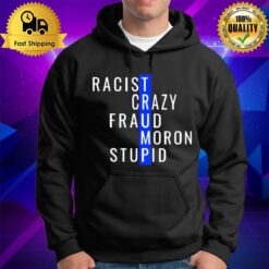 Racist Crazy Fraud Moron Stupid 2022 Hoodie