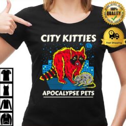 Racoon City Kitties Apocalypse Pets T-Shirt