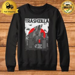 Racoon Opossum Trashzilla Racoon Sweatshirt