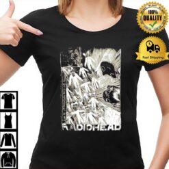 Radiohead Scribble On Ivory T-Shirt