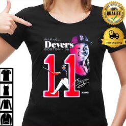 Rafael Devers Boston Red Sox 3B Signature T-Shirt