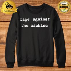 Rage Against The Machine Typewriter Molotov Sweatshirt