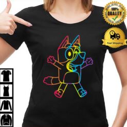 Rainbow Bluey T-Shirt