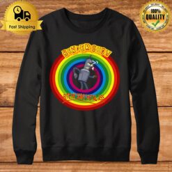 Rainbow Design Bender Robot The Futurama Sweatshirt