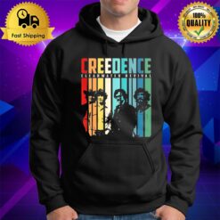 Rainbow Design Creedence Clearwater Revivals Hoodie