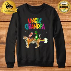 Rainbow Fart Uncle Grandpa Cartoon Design Sweatshirt