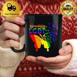 Rainbow Flag Butterfly Lgbt 2023 Mug