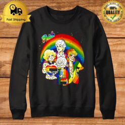 Rainbow Pride The Golden Lgbt Pride Month Girls Sweatshirt