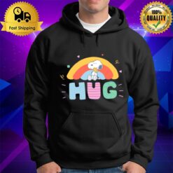 Rainbown Art Peanuts Snoopy & Woodstock Hug Hoodie