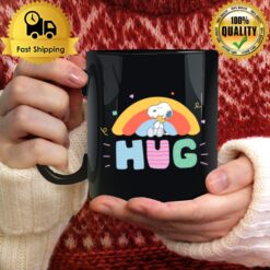 Rainbown Art Peanuts Snoopy & Woodstock Hug Mug