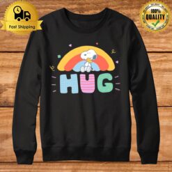 Rainbown Art Peanuts Snoopy & Woodstock Hug Sweatshirt