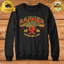 Rainier Beer Ace Upper Left Usa Sweatshirt