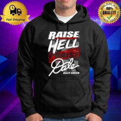 Raise Hell Praise Dale Chiffon Top Riley Green Hoodie