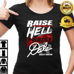 Raise Hell Praise Dale Chiffon Top Riley Green T-Shirt