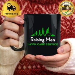 Raising Men Lawn Care Service Christmas Mug