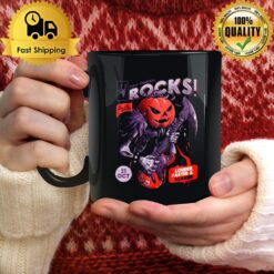 This Pumpkin Rocks Funny For Rockers Louder Faster And Scarier Mug