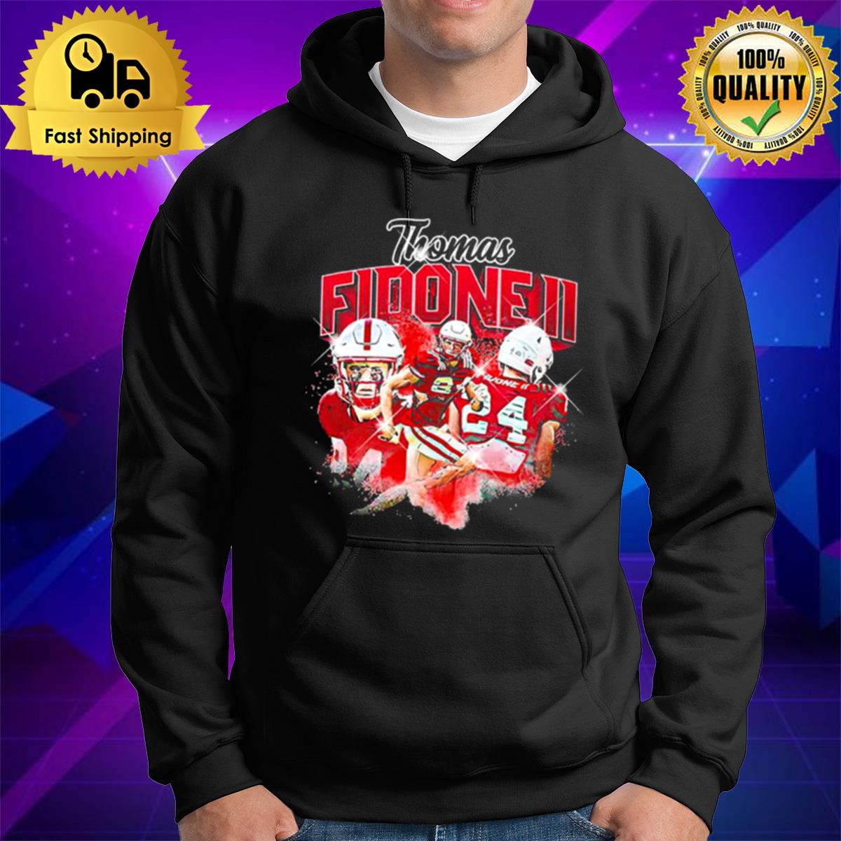 Thomas Fidone Ii Nebraska Cornhuskers Vintage 2022 Hoodie