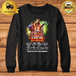 Thor Love And Thunder Thank You For The Memories Sweatshirt